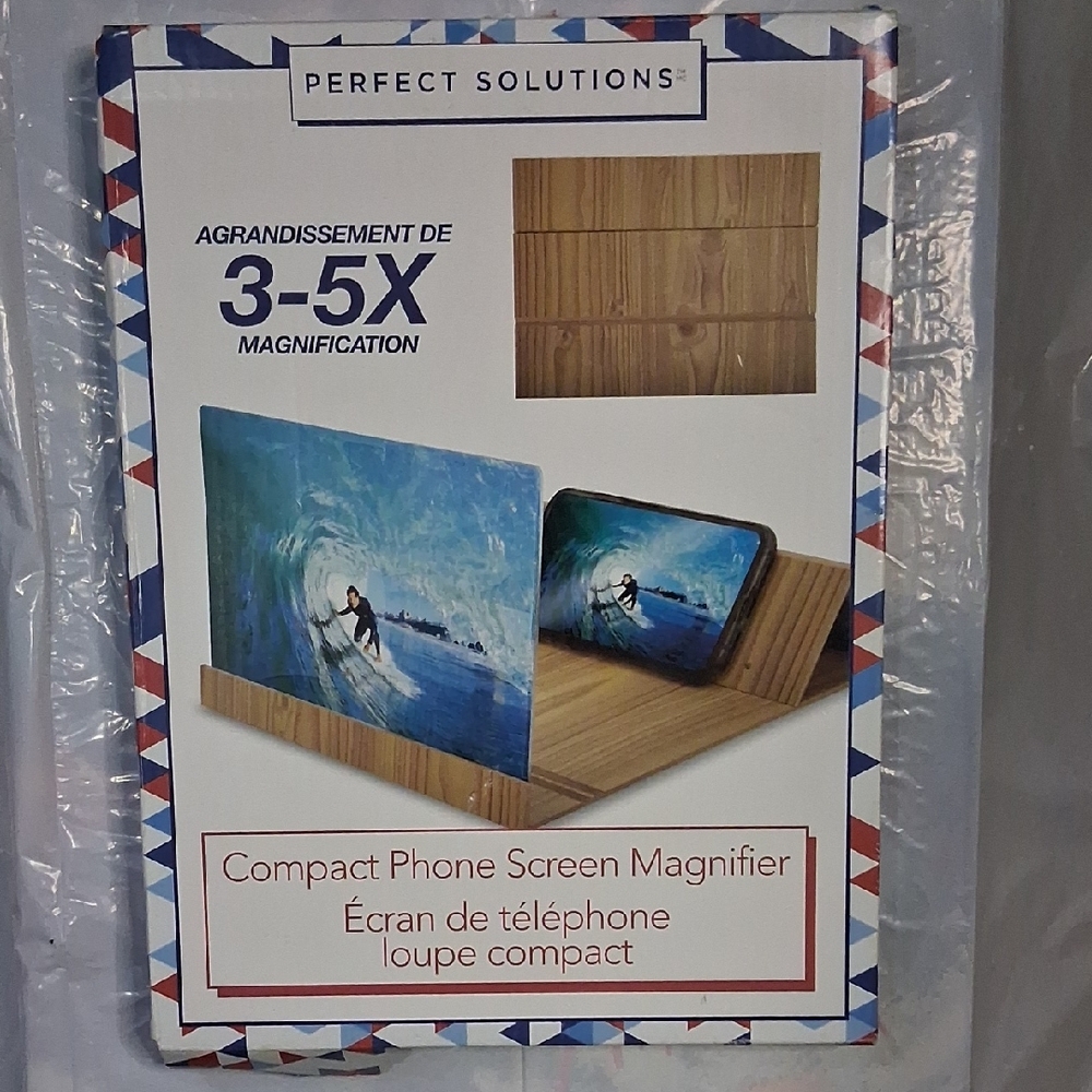 Compact Phone Screen Magnifier - Brown